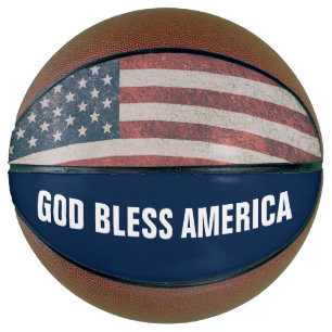 PATRIOTISCHE GOD BLESS AMERICA-basiskogels Basketbal