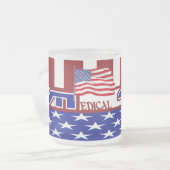 PATRIOTISCHE MT (MEDISCHE TECHNOLOGIST) VS VLAG MATGLAS KOFFIEMOK (Voorkant links)