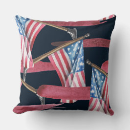 PATRIOTISCHE RODE WITTE BLAUWE AMERIKAANSE VLAGGEN KUSSEN