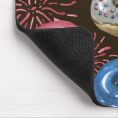 PATRIOTISCHE RODE WITTE BLAUWE DONUTEN MUISMAT (Hoek)