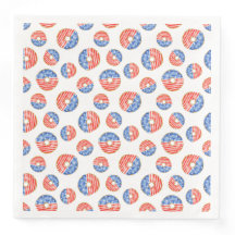 PATRIOTISCHE RODE WITTE BLAUWE DONUTEN