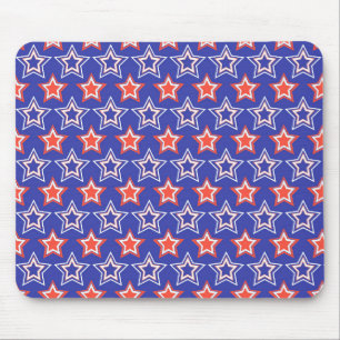 PATRIOTISCHE RODE WITTE BLAUWE STARS MUISMAT