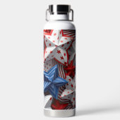 PATRIOTISCHE RODE WITTE BLAUWE STARS WATERFLES (Achterkant)