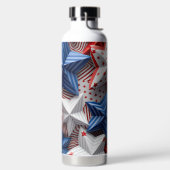 PATRIOTISCHE RODE WITTE BLAUWE STARS WATERFLES (Links)