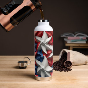 PATRIOTISCHE RODE WITTE BLAUWE STARS WATERFLES