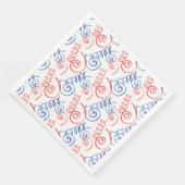 PATRIOTISCHE RODE WITTE BLAUWE STREAMEN SERVET (Hoek)