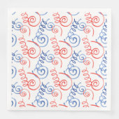 PATRIOTISCHE RODE WITTE BLAUWE STREAMEN SERVET (Voorkant)