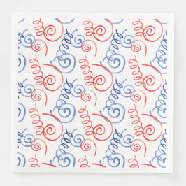 PATRIOTISCHE RODE WITTE BLAUWE STREAMEN SERVET