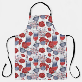 PATRIOTISCHE RODE WITTE BLAUWE VOORWERPEN SCHORT