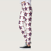 PATRIOTISCHE STAR-LEGGINGS, VIERDE JULI LEGGINGS (Links)
