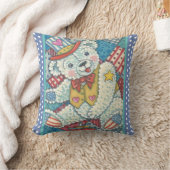 PATRIOTISCHE TEDDY BEAR en QUILT SIERKUSSEN (Deken)