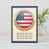 PATRIOTISCHE Uitnodiging (Staand voorkant)