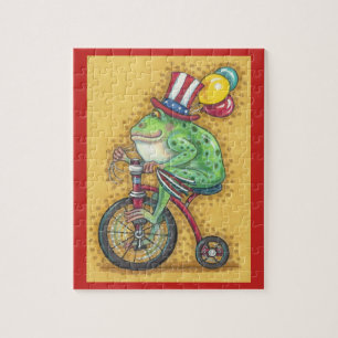 PATRIOTISCHE UNCLE SAM BULLFROG, BICYCLE PUZZZLE LEGPUZZEL