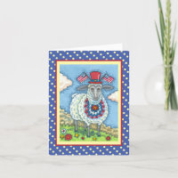 PATRIOTISCHE VIERDE VAN JULY SHEEP, Funny Folk Bla