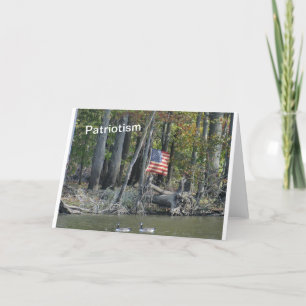 Patriotisme USA Flag Kaart