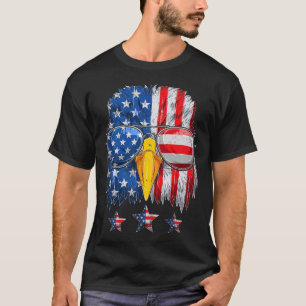 Patriots America Ealge Stars and Stripes beroemd g T-shirt