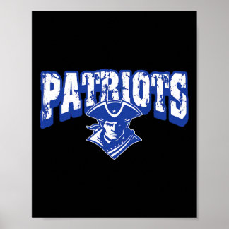 Patriots Bk Naar School Spirit B Poster