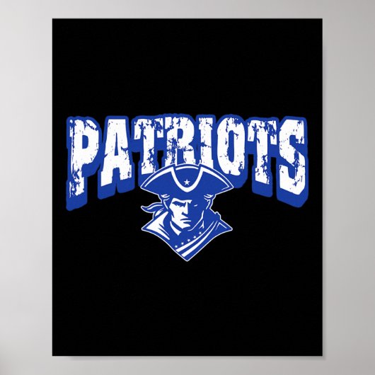 Patriots Bk Naar School Spirit B Poster (Voorkant)