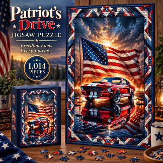 Patriot's Drive Muscle Car 1.014-delige legpuzzel