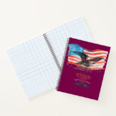 Patriots herinnerden wijnkleur notitieboek (Binnen)