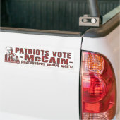 Patriots McCain Bumpersticker (Op Truck)