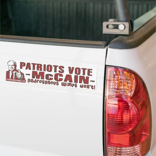 Patriots McCain Bumpersticker (Op Truck)