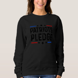 Patriots Pledge  VS Amerikaanse vlag 4th o Trui