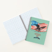 Patriots remembered light teal notitieboek (Binnen)