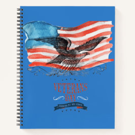 Patriots remembered medium blue notitieboek
