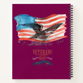 Patriots remembered wine color notitieboek (Achterkant)