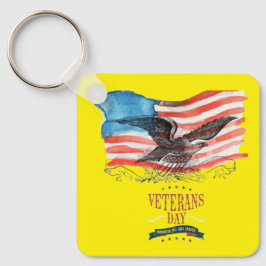 Patriots remembered yellow sleutelhanger