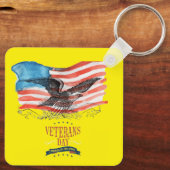 Patriots remembered yellow sleutelhanger (Achterkant)