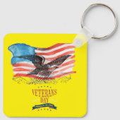 Patriots remembered yellow sleutelhanger (Achterkant)