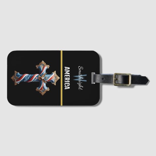 Patriots Symbool van Eenheid Bagagelabel (Voorkant (horizontaal))
