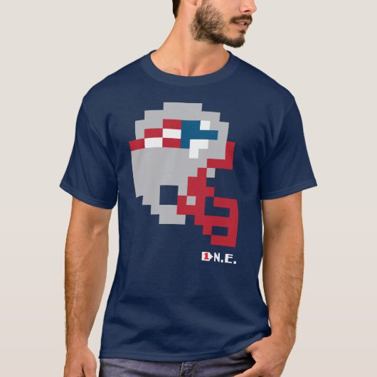 Patriots Tecmo Bowl Helm T-shirt (Voorkant)