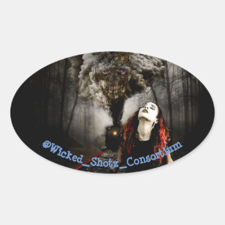 Patriot's Train Ovale Sticker