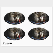 Patriot's Train Ovale Sticker (Vel)