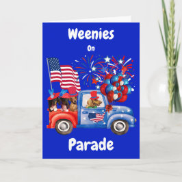 Patriots-Wenskaart Kaart