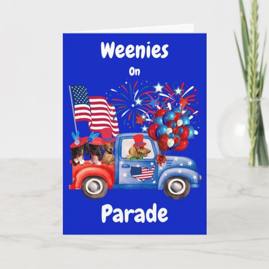 Patriots-Wenskaart Kaart (Voorkant)