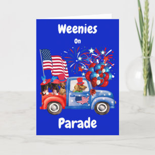Patriots-Wenskaart Kaart