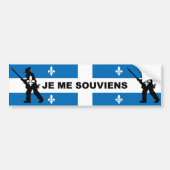 Patriotten 1837 IK HERINNER ME (EQUEBEC) Bumpersticker (Voorkant)