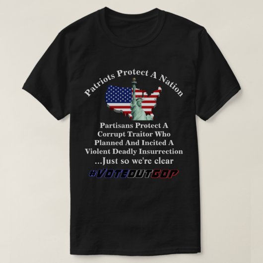 Patriotten beschermen Nation Partisans A.... T-shirt (Design voorkant)