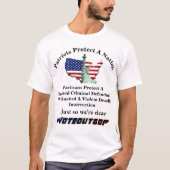 Patriotten beschermen Nation Partisans A.... T-shirt (Voorkant)