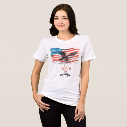 Patriotten herdacht Tri-Blend shirt (Voorkant volledig)