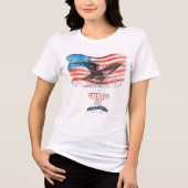 Patriotten herdacht Tri-Blend shirt (Voorkant)