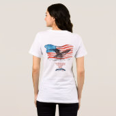Patriotten herdacht Tri-Blend shirt (Achterkant volledig)