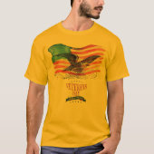 Patriotten herinnerd goud t-shirt (Voorkant)