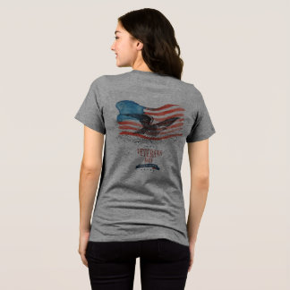 Patriotten herinneren zich grijs Tri-Blend shirt
