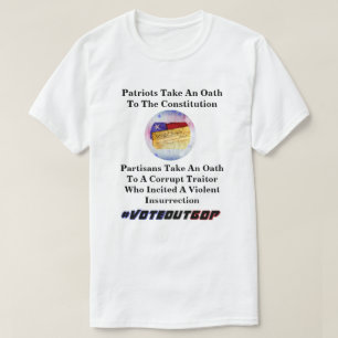 Patriotten leggen een eed af voor de grondwet t-shirt
