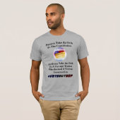 Patriotten leggen een eed af voor de grondwet t-shirt (Voorkant volledig)